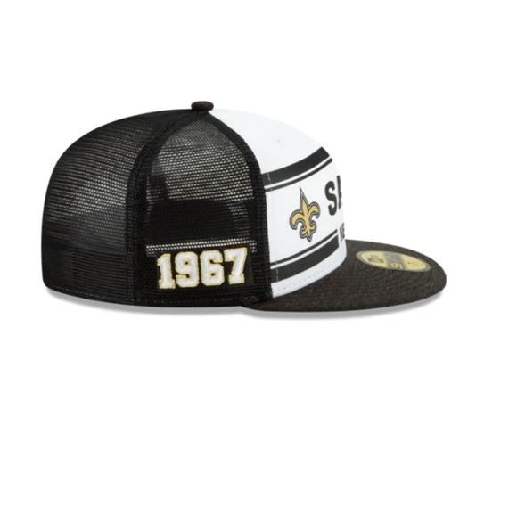 NWT Men's New Orleans Saints Fitted Hat - Picture 5 of 7
